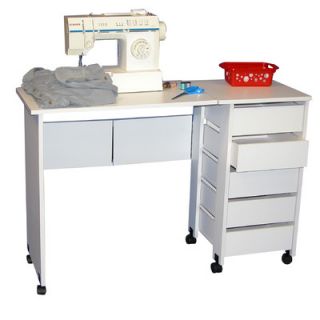 Venture Horizon VHZ Office Mobile Armoire Desk 1010 Finish White