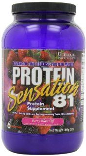 Ultimate Nutrition Protein Sensation 81 Protein Supplement, Berry Blast Off, 32 Ounces Health & Personal Care