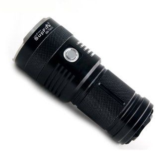 SupFire M6 Cree 900 Lumens Waterproof & Anti riot LED Light Made From Aircraft Aluminum Alloy super Bright Over 100, 000 Hours 5 Models Dimming up to 200m Shots Super Durable Outdoor&indoor Bicycle Rechargable Flashlight Torch 7 10days Arrived   Ba