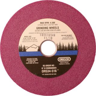 Oregon Chain Sharpener Replacement Grinding Wheel — 5/16in. Thickness, For 3/4in.-Pitch Chains, Model# OR534-516A  Chain Saw Chain Sharpeners   Maintenance