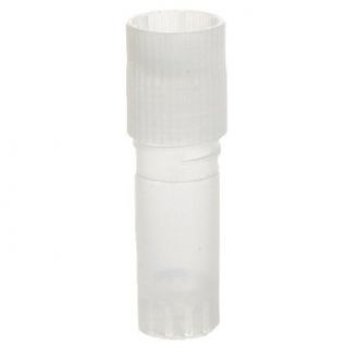 Nalgene 5000 1012 Polypropylene System 100 Sterile Cryogenic Vial with Silicone Gasket and Polypropylene Closure, 1.0mL Volume, 12mm OD x 38mm Height (Case of 500) Science Lab Sample Vials
