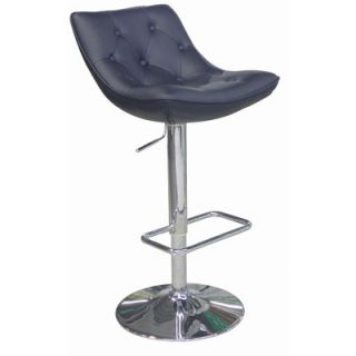 Whiteline Imports Cindy Adjustable Bar Stool with Cushion BS1029P BLK / BS102