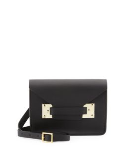Mini Envelope Crossbody Bag, Black   Sophie Hulme