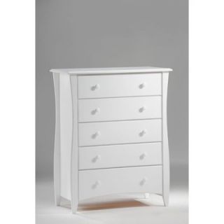 Night & Day Spices 5 Drawer Chest CD CLO 5A XX Finish White