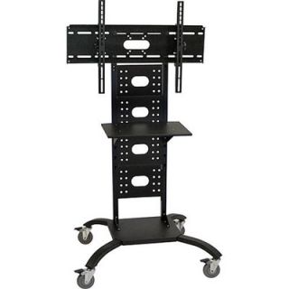 H. Wilson 51 Flat Panel Stand (Includes WFST) with 4 Casters (32   50 Scr