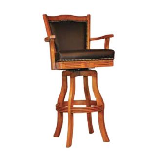 ECI Monticello 30 Swivel Bar Stool with Cushion 7040 03 BS 30 Finish Burnis