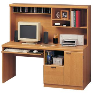 OS Home & Office Furniture Computer Workcenter with Hutch 10440