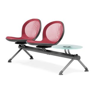 OFM Net Series Seating Bench with Table NB 3G Color Red