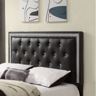 Williams Import Co. Breen Upholstered Headboard 898 Size Twin, Finish Black