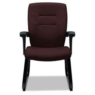 Global Synopsis Series Guest Arm Chair With Sled Base GLB5092BKS1 Color Cabe