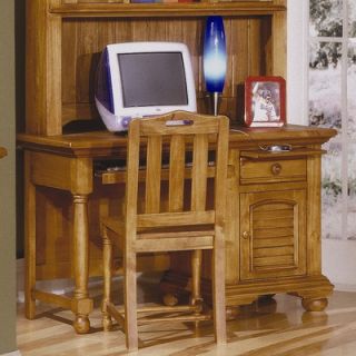 American Woodcrafters Cottage Traditions Computer Desk 6510 342 Finish Sands