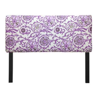 Sole Designs Suzani Grapevine Upholstered Headboard Alice Size Twin, Color 