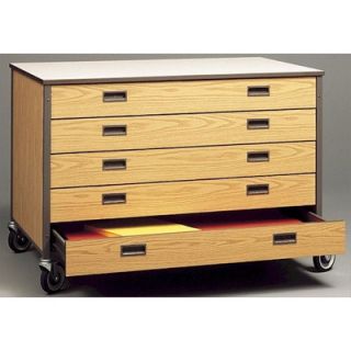 Fleetwood 48 Five Drawer Shelf Cabinet 15.3126.1