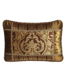 Pieced Pillow with Cord Edging, 14 x 20   Austin Horn Classics