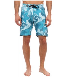 Volcom Mod Tech Fern Mod Boardshort Mens Swimwear (Blue)