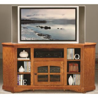 Eagle Furniture Manufacturing Oak Ridge 63 TV Stand 93745PL Finish Medium Oak