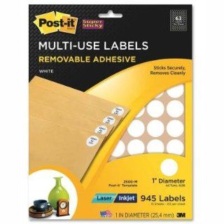 Post it Multi Use Labels ( 945 Per Pack)  Removable Labels 
