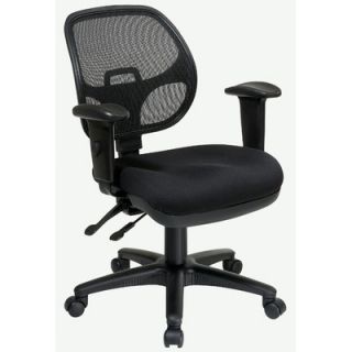 Office Star ProGrid Back Ergonomic Task Chair 2902 Arms Included