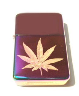Vector KGM Thunderbird Custom Lighter   Marijuana Pot Weed Ganja Leaf Logo High Polish Rainbow Color Prism Rare Health & Personal Care