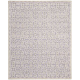 Safavieh Handmade Moroccan Cambridge Lavender/ Ivory Wool Area Rug (10 X 14)