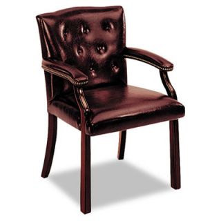 HON 6540 Series Guest Arm Office Chair HON6545NEJ65 Upholstery Oxblood Vinyl