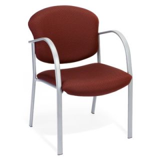 OFM Mid Back Contract Office Chair with Arm 414 Seat Finish Burgundy Fabric