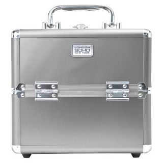 SOHO Ipop Silver Four Drawer Beauty Case