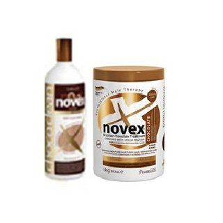 Novex Chocolate Shampoo and Conditioning Treatment (Value Pack)  Shampoo And Conditioner Sets  Beauty