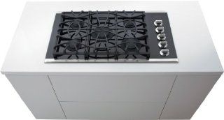 Frigidaire FGGC3665KS 36" 5 Burner Gas Cooktop with Ceramic Glass Top, Express Select Controls and Fit, Stainless Steel
