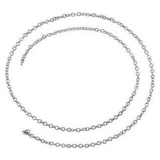 Plat 950 Platinum Solid Cable Chain 20 Inch GoldenMine Jewelry