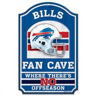 Buffalo Bills NFL Fan Cave Wood Sign