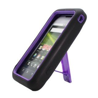 Boundle Accessory for At and t Huawei ActivaTM 4g M920   Purple Black Armor Case with Stand+ Lf Stylus Pen for At and t Huawei ActivaTM 4g M920 Cell Phones & Accessories
