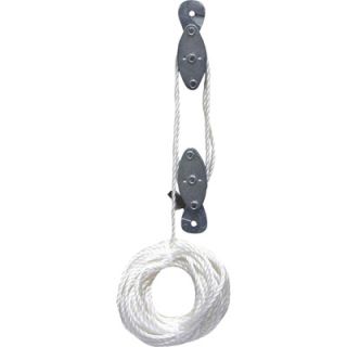Grip-On Tools 2,000-Lb. Pulley Hoist  Rope   Pulley Hoists
