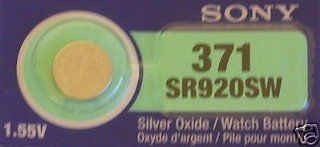 One (1) X Sony 371 SR920SW SB AN Silver Oxide Watch Battery 1.55v Blister Packed