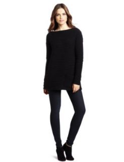Tracy Reese Women's Boatneck Tunic Sweater, Black, Small