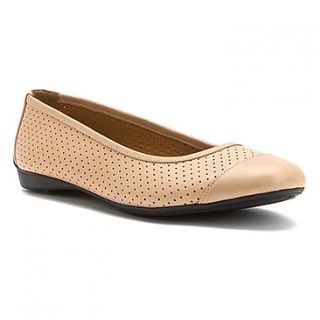 Pluggz Iris Ballet Flat  Women's   Sand Leather Laser