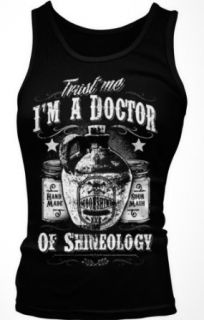Trust Me I'm A Doctor Of Shineology Junior's Tank Top, Moonshine Doctor of Shineology Design Boy Beater Clothing