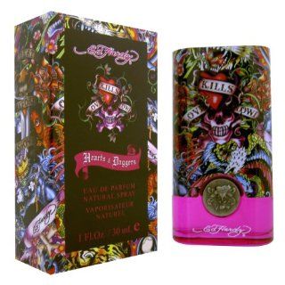 Ed Hardy Hearts and Daggers Eau De Parfum Spray for Women, 1 Ounce  Ed Hardy Perfume  Beauty