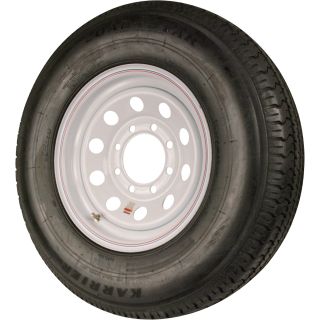 Martin Wheel Speed 8-Ply Radial Trailer Tire & Assembly — ST235/80R16, White Modular, Model# DM235R6E-8MI  15in. High Speed Trailer Tires   Wheels