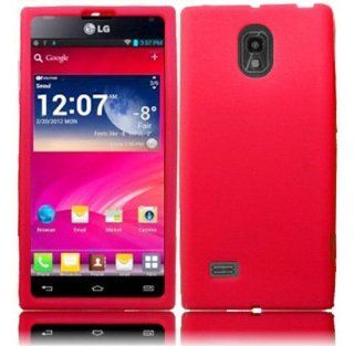 LG Optimus LTE II VS930 LG Spectrum 2 Silicone Skin Cover   Red Cell Phones & Accessories