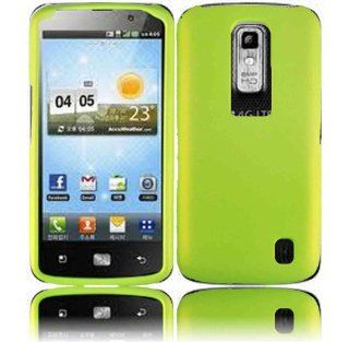 Neon Green Hard Case Cover for LG Nitro HD P930 Cell Phones & Accessories