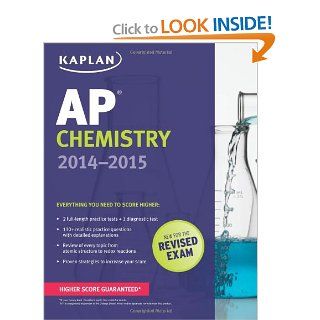 Kaplan AP Chemistry 2014 2015 (Kaplan AP Series) David Wilson 9781618652478 Books