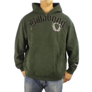 Mens Billabong gray pullover hoodie fleece. Very high quality skate and surf brand sweater with a kangaroo pouch and a large logo design on the front. Great authentic sweatshirt to wear with various casual styles. (SizeXXL   45551) Clothing