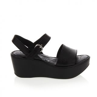 Born® "Maldives" Leather Platform Wedge Sandal