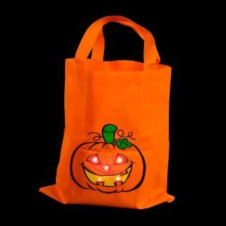Light Up Canvas Halloween Trick or Treat Bag Toys & Games