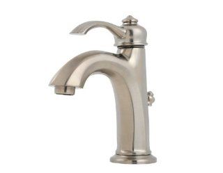 Pfister Portola Single Control 4" Centerset Bathroom Faucet in Brushed Nickel   Touch On Bathroom Sink Faucets  