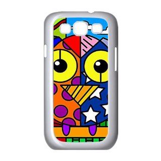 Romero Britto Graffiti Owl Samsung Galaxy S3 I9300/I9308/I939 Best Durable Cover Case Cell Phones & Accessories