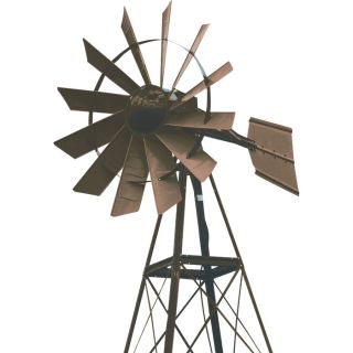 Outdoor Water Solutions Customized Windmill Aeration System — 20ft. Bronzed Windmill, Model# PCW0021  Windmill Aerators