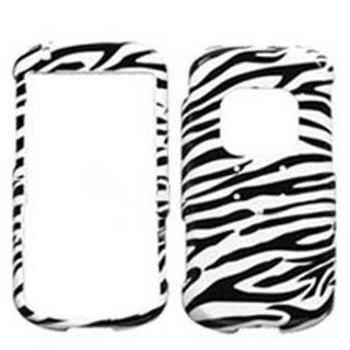 Hard Plastic Snap on Cover Fits Palm Treo 800W Zebra Skin Sprint Cell Phones & Accessories