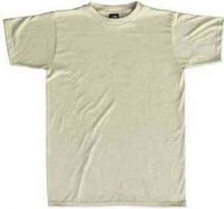 Desert Tan Sand GI 100% Cotton Army ACU T Shirt Clothing